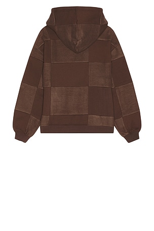 KROST Quilted Hoodie in Brown