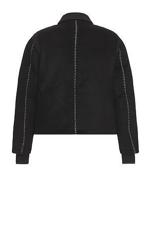 KROST Mercer Varsity Jacket in Black