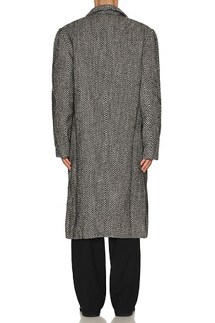KROST Elliot Wool Overcoat in Black