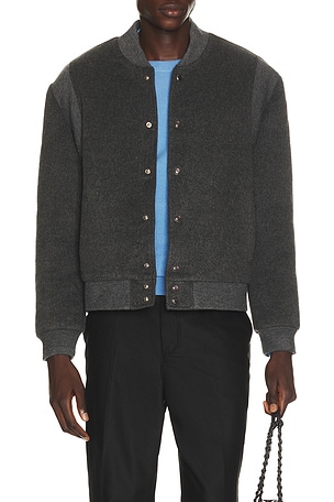 Wool Rib Varsity Jacket KROST