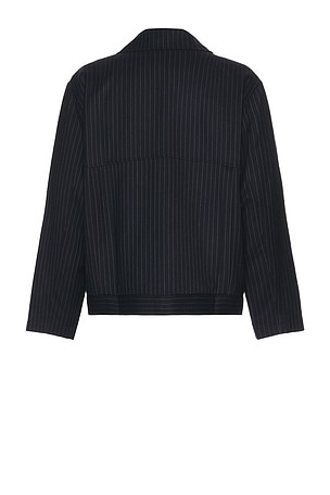 KROST University Pinstripe Jacket in Navy
