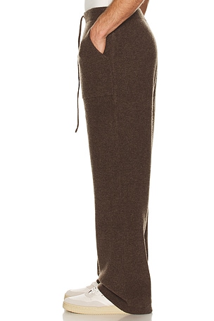 KROST Wool Knit Pants in Brown
