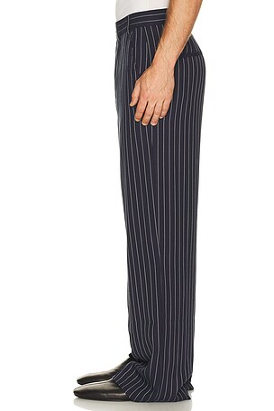 Krost pantalón con trabillas elliott en color azul mareno