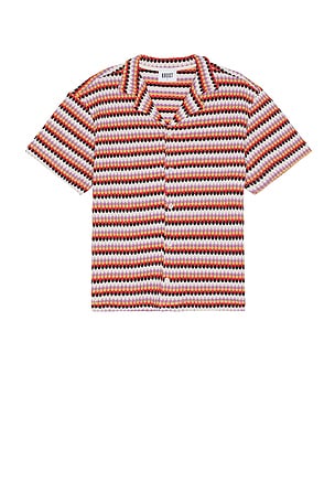 Calico Shell Knit Bowling Shirt KROST