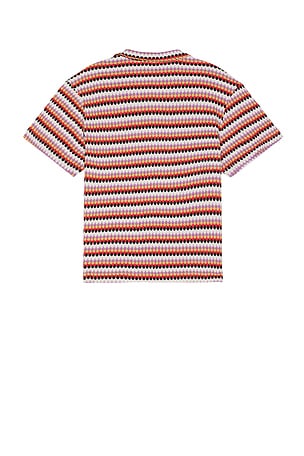 KROST Calico Shell Knit Bowling Shirt in Red