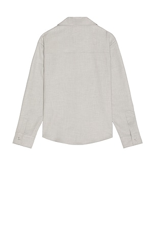 KROST Eco Button Up Shirt in Grey. Size XL/1X. Also