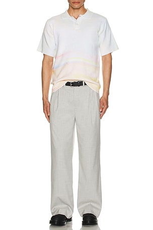 Horizon Rib Knit Polo Shirt KROST