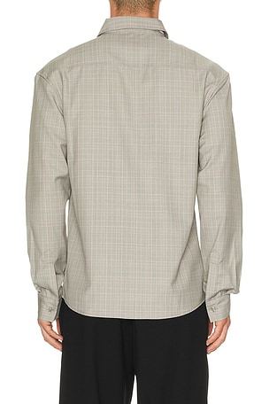 KROST Jordan Wool Plaid Shirt in Grey. Size XL/1X. Also