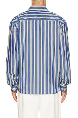 KROST Jordan Striped Shirt in Blue