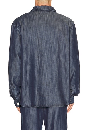 KROST Oversized Denim Shirt in Blue