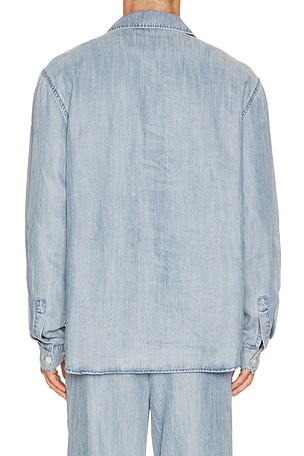 KROST Oversized Denim Shirt in Blue