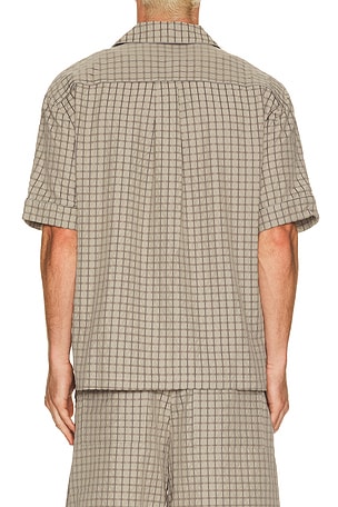 KROST Plaid Bowling Shirt in Tan