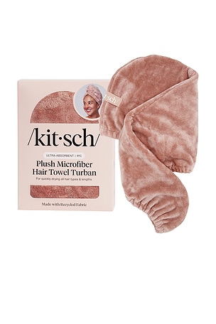 Plush Microfiber Hair Towel Turban Kitsch