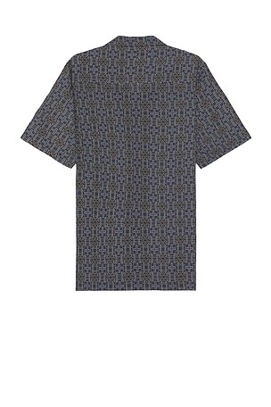 Ksubi Plus Resort Short Sleeve Shirt in Blue