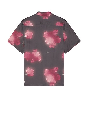 Ksubi Cursed Resort Short Sleeve Shirt in Charcoal