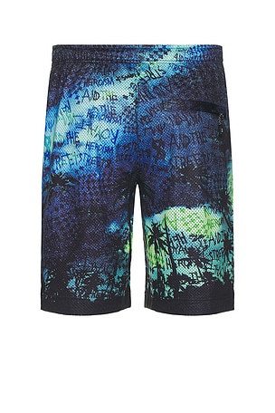 Ksubi Space Palm Shorts in Navy