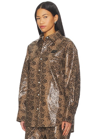 Ksubi Astra Shirt in Brown