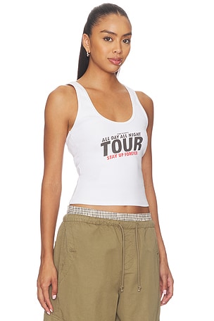 Ksubi Pseudo Tank Top in White. Size S. Also