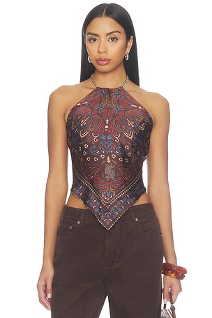 Scarf Folk Bandana Top Ksubi