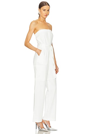 Kimberly Taylor Tina Utility Jumpsuit in White
