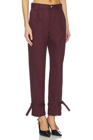 Kimberly Taylor Tom Utility Pant in Burgundy