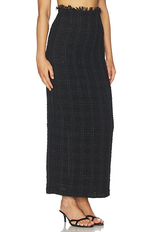 Kimberly Taylor Column Skirt in Black