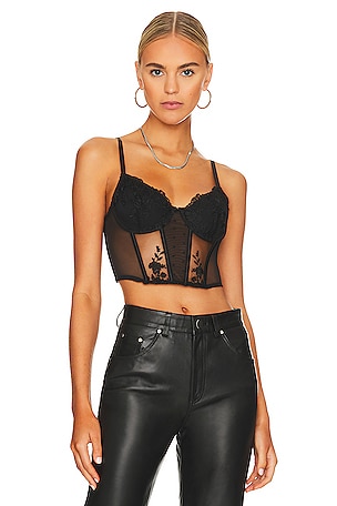 Thistle and Spire Thorn Apart Bodysuit in Black