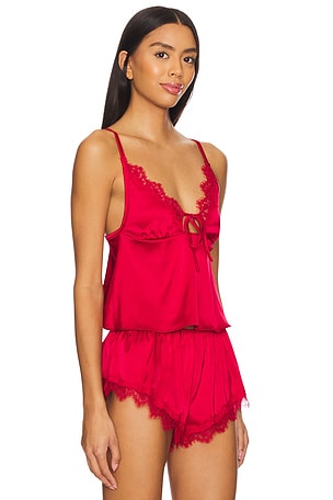 KAT THE LABEL Sorrento Camisole in Red