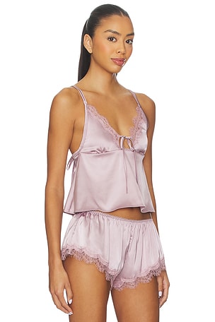 KAT THE LABEL Sorrento Camisole in Purple. Size XS. Also