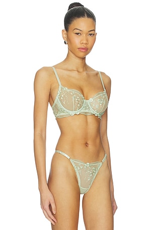 KAT THE LABEL Sofia Underwire Bra in Mint. Size XS. Also