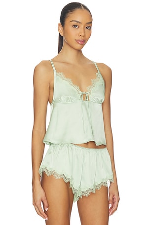 KAT THE LABEL Sorrento Camisole Top in Mint. Size XS. Also