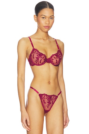 KAT THE LABEL Nicolette Underwire Bra in Red