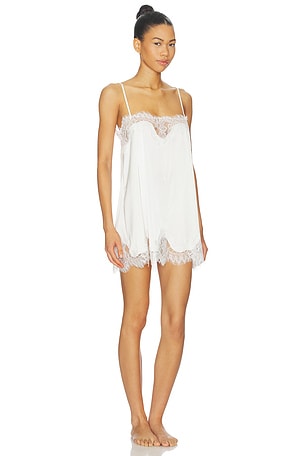 KAT THE LABEL Olivia Slip Dress in Ivory. Size S. Also