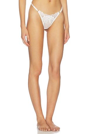 KAT THE LABEL Charli Thong in White. Size L. Also