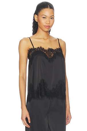 KAT THE LABEL Olivia Camisole Top in Black