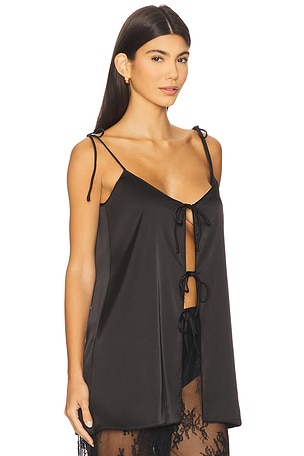 KAT THE LABEL Lottie Camisole in Black