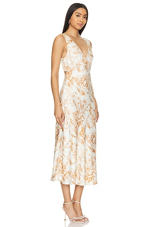 Kitri Claire Slip Dress in Neutral