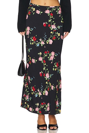 Faithfull asiya floral midi skirt best sale