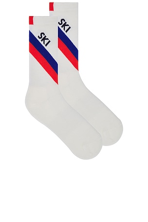 The Women's Diagonal Stripe Ski Sock Kule