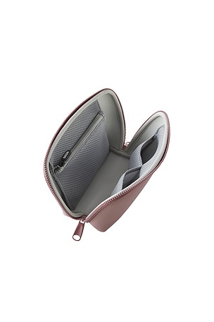 Kusshi Neoprene Makeup Bag in Mauve & Stone