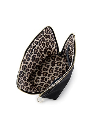 Kusshi Signature Bag in Black & Leopard Nylon