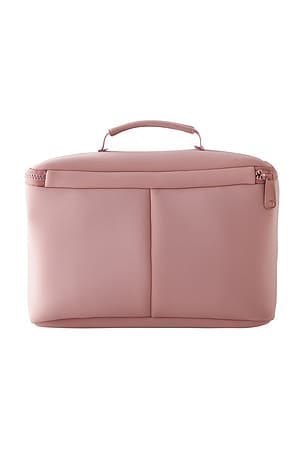 Kusshi Neoprene Train Case Large in Mauve & Stone
