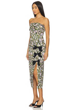 KIKA VARGAS Violeta Dress in Green