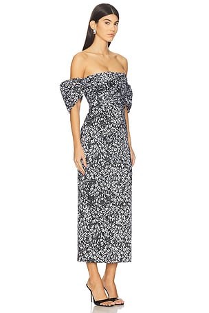 KIKA VARGAS Adele Dress in Blue