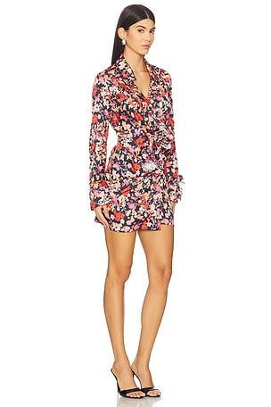 KIKA VARGAS Iris Dress in Blue