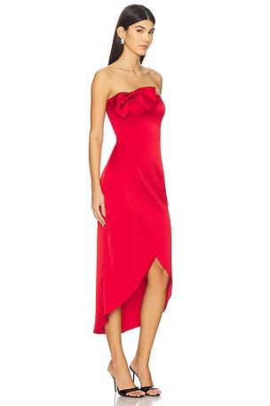 KIKA VARGAS Almaz Dress in Red. Size 8. Also