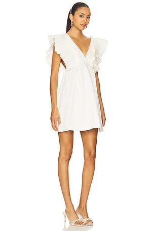 KIKA VARGAS Francine Dress in White