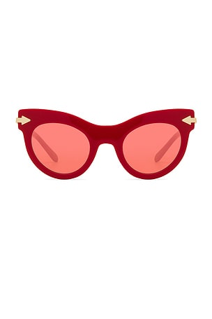 Karen Walker Miss Lark in Red | REVOLVE display picture 3