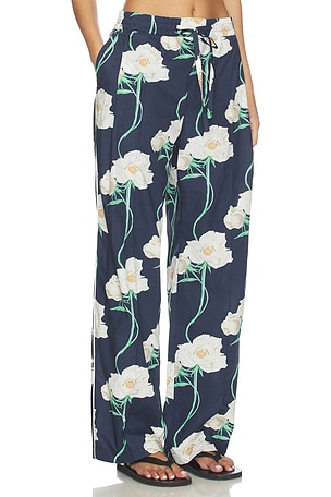 Kenzo Archive Rose Pajama Pant in Navy