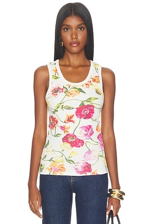 Kenzo Wildflower Fauvek Top en Crème